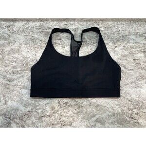 Victoria's Secret Size Medium Black Racerback Sports Bra New